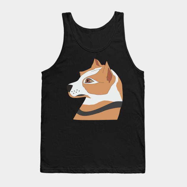 Face dog Tank Top by Alekvik